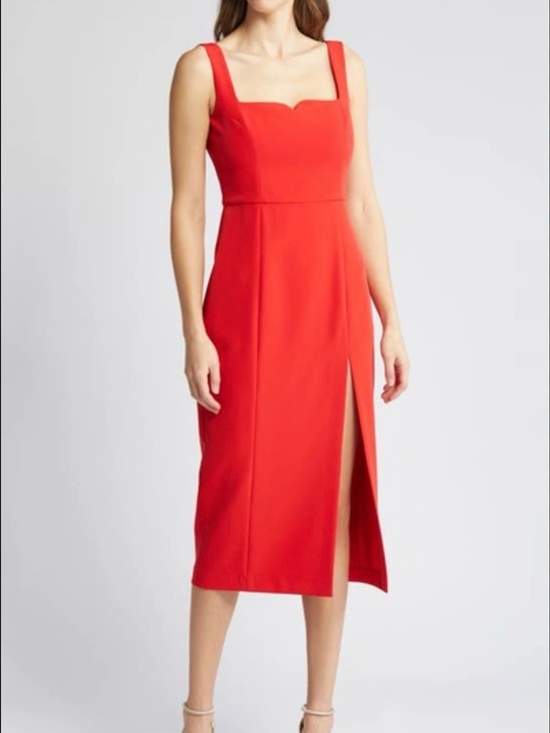French Connection Dresses & Skirts - French Connection - Echo Crepe Neck Detail Dress